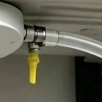 Condensate Drain Solution with Magnetic Adapter and Transparent PVC Hose for Metal Window Air Conditioning Systems