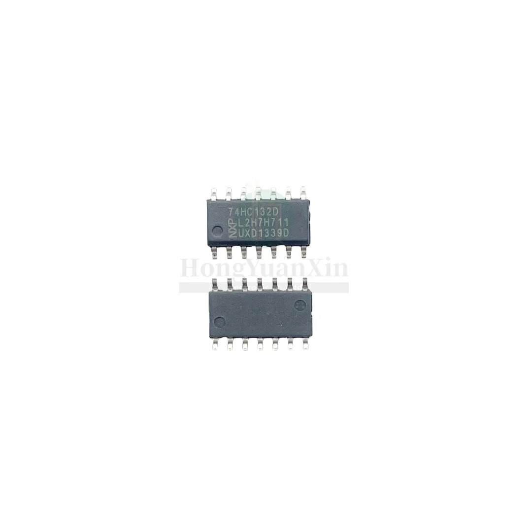 10pcs/brand new original 74HC132D SOIC-14 four-way 2-input NAND Schmitt trigger genuine goods