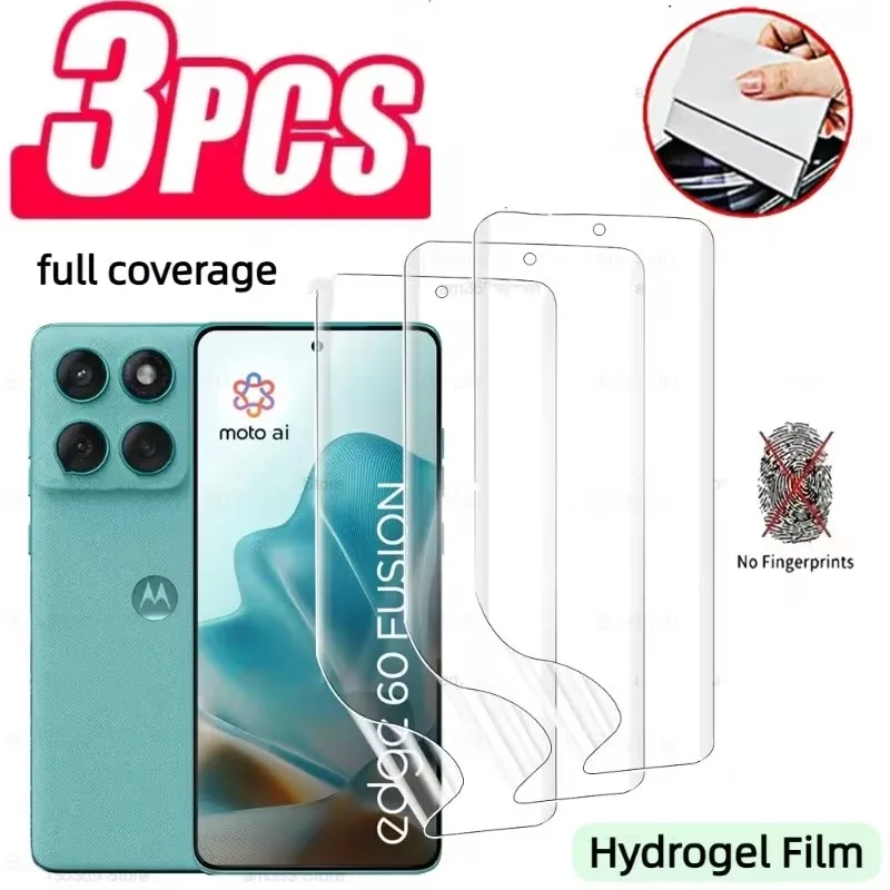

3Pcs Hydrogel Film For Motorola Moto Edge 60 Pro Screen Protector For Moto Edge60 Fusion Not Glass Moto Edge 60 5G 2025