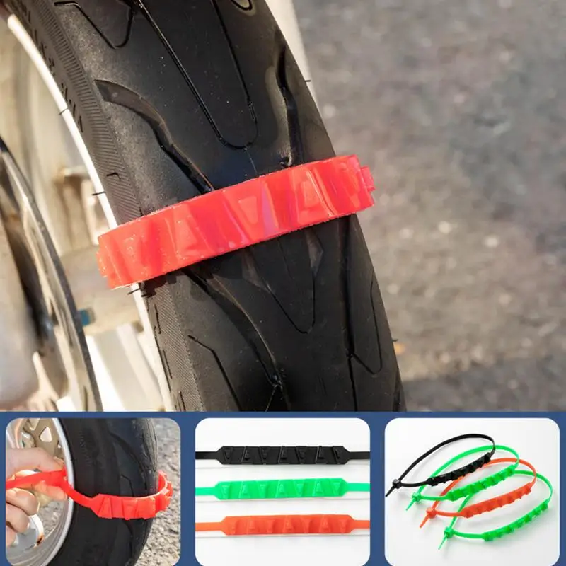 Anti-slip Ties Snow Mud Emergency Traction Strap Compatible Ice Breaking Serrated Tire Snow  Winter Tire Chains For Electric Car