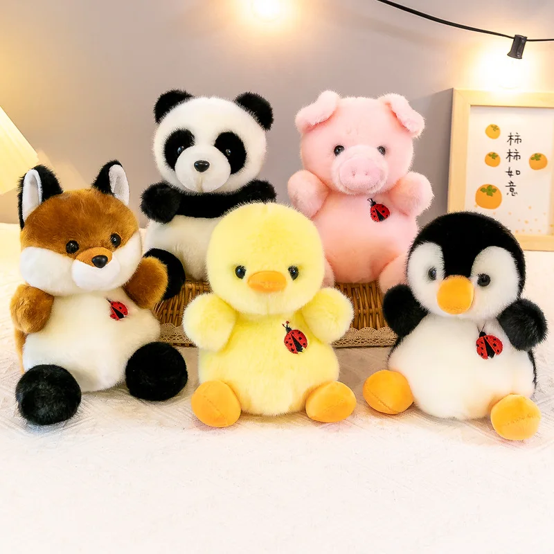 20 ซม.Panda Bunny เป็ดตุ๊กตาของเล่น Kawaii ตุ๊กตา Penguin Husky สุนัขหมูกระต่ายตุ๊กตาสัตว์ของเล่นเด็กหญิงคริสต์มาสของขวัญ