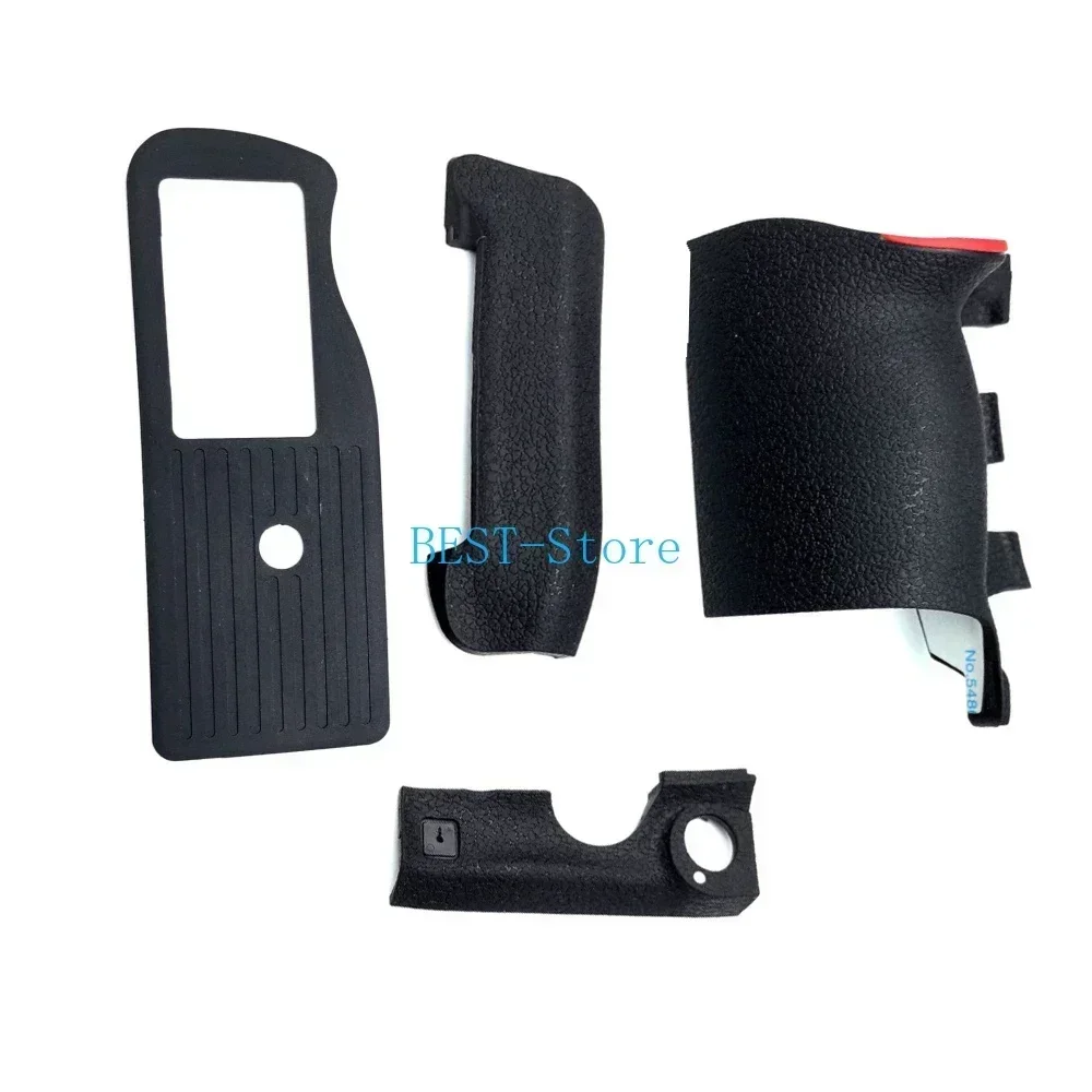 NEW Aset of 4pcs for Nikon D4S Body Rubber Set Thumb Grip Bottom Front Leather Cover + Adhesive Tape Camera Repair Accessories