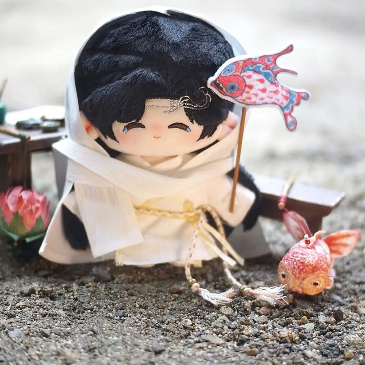 

Game Attribute Kawaii 10CM Cosplay Cotton Doll Stuffed Toys Attribute Plushie Gift Pendant Keychain Christmas Present