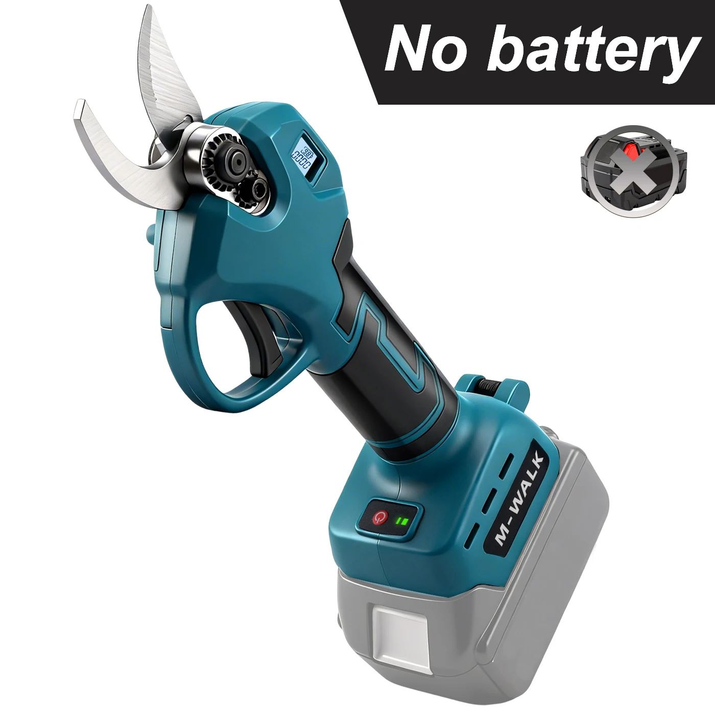 M-WALK Brushless 30mm Electric Pruning Shear LED Display Cordless Fruit Tree Bonsai Electric Scissors For Makita 18V Battery Pin image 3