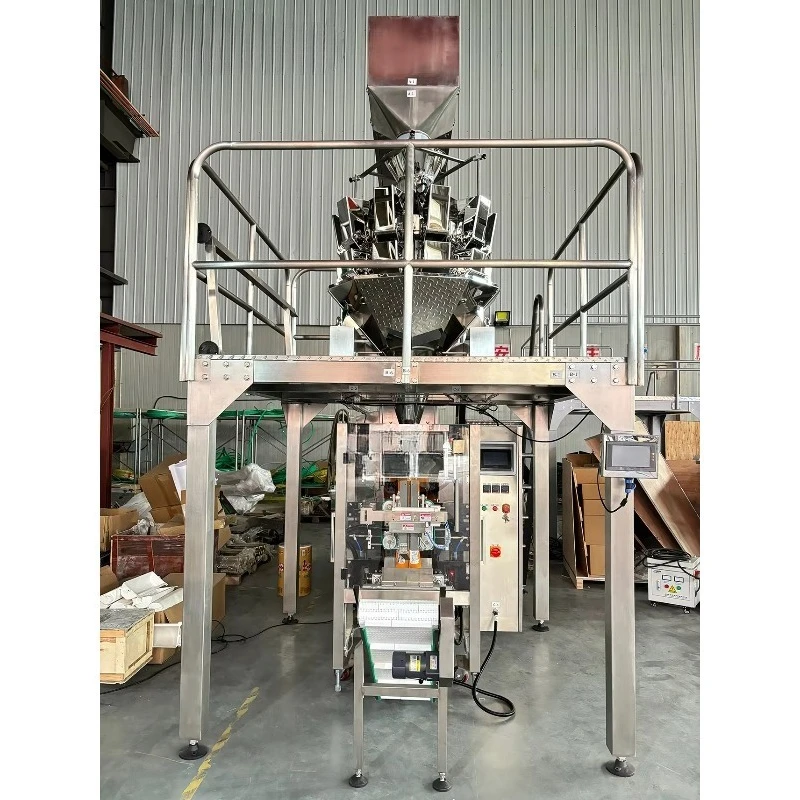 Automatic VFFS Multihead Weigher Dairy Products Round Cheese Film Packaging Machine High Productivity Shredded Grated Cheese