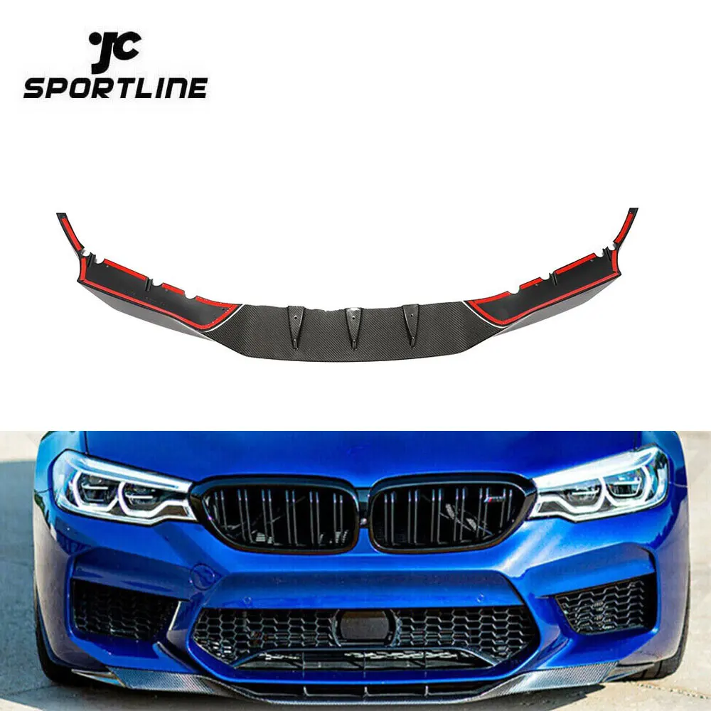 Carbon Fiber Auto Parts F90 Front Lip For BMW F90 M5 Sedan 4-Door 2018-2019