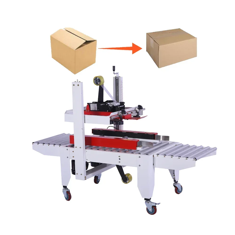 SJB Automatic Folding Paper Carton Box Packing Cartoning Sealing Tape Box Sealer Machine automatic carton sealing machine