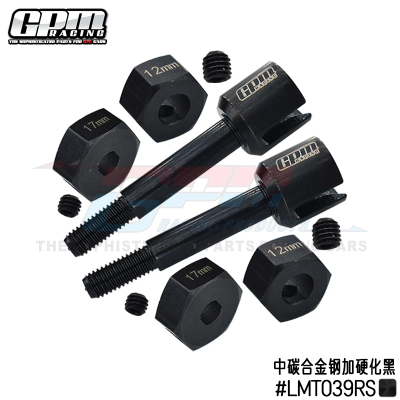 

GPM 4140 Carbon Steel Rear Wheel Axle For LOSI 1/8 LMT Solid Axle TLR Tuned