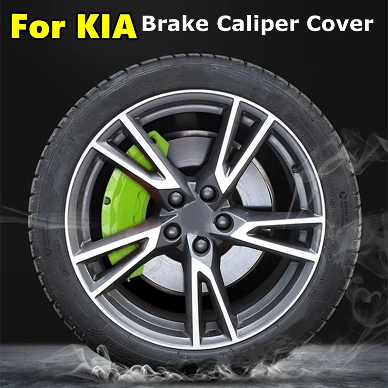 For KIA Car Brake Caliper Cover Aluminum Fit Sonet KX1 EV5 Seltos Sportage KX3 KX5 KX7 PEGAS K3 K5 Forte KX Cross K2 Rio K3S K4