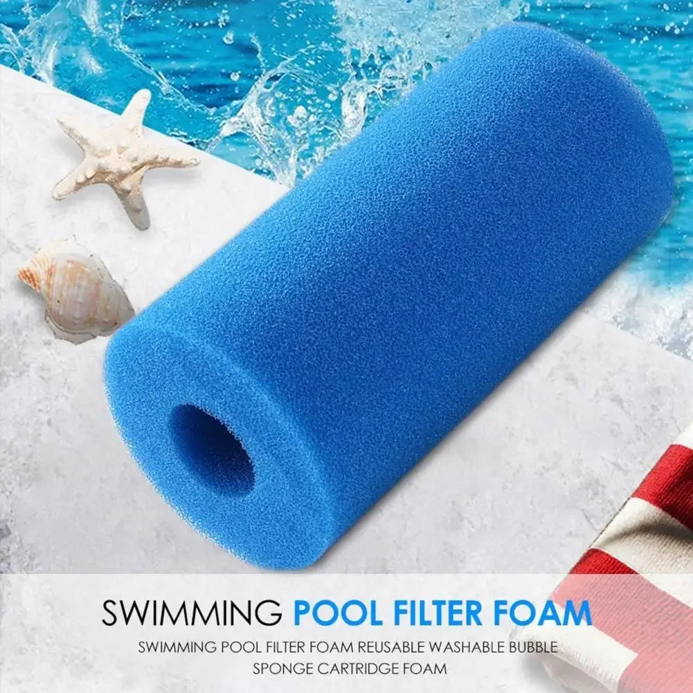 

Pool Filter Sponge Pool Foam Reusable High Density Filter Sponge for Swimming Pool Maintenance Removes Debris Leaves Hair