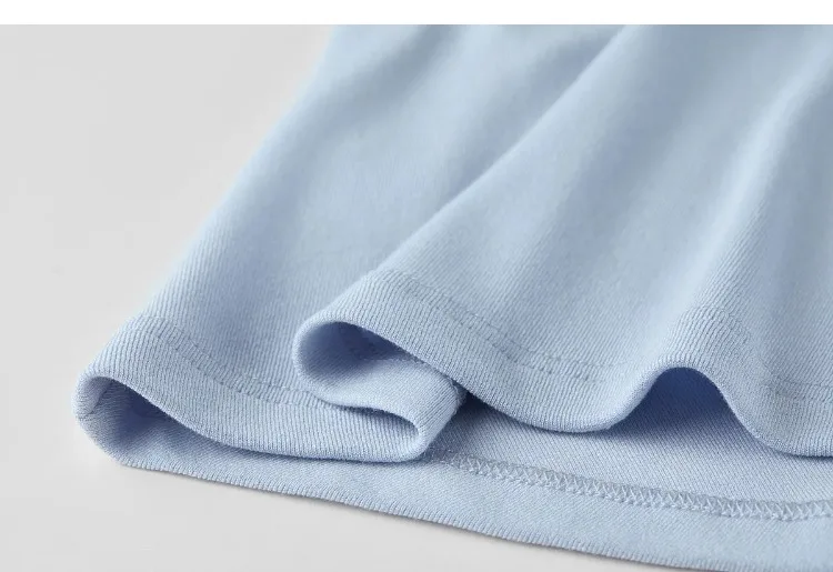 SENTUBILA Damen-Strick-T-Shirt mit Wendekragen, Frühling 2026, Weiß, minimalistisch, für den Alltag, plissiert, schmal geschnitten, Kurzarm-Oberteil 161TA4924 – Detail 35