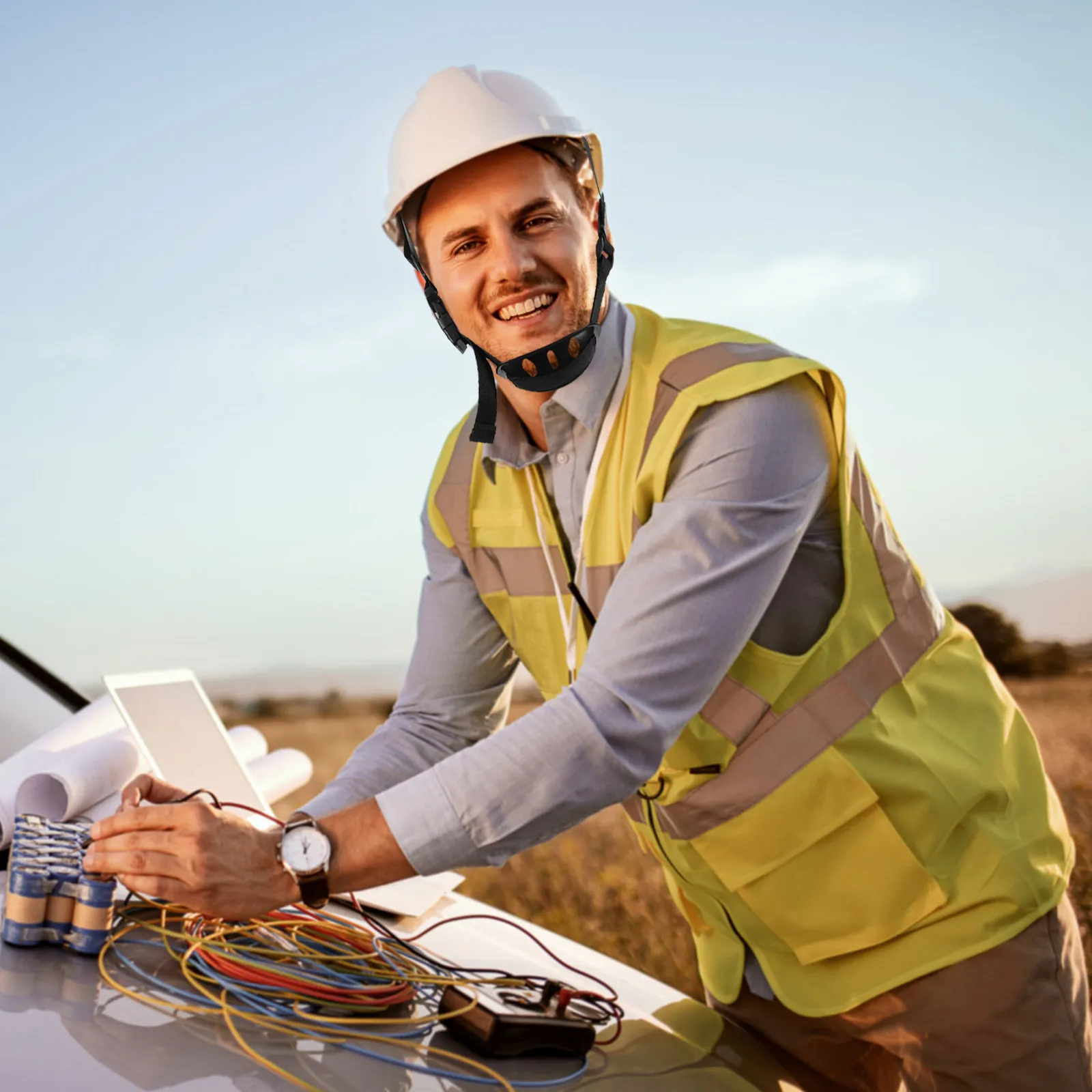 

2 шт. ремешка для крепления к каске, универсальные, удобные, износостойкие, профессиональные защитные аксессуары