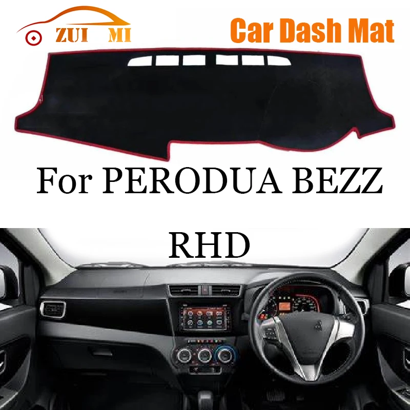 

ZUIMI Dashboard Cover Dash Mat Dashmat For PERODUA BEZZA LHD RHD Dash Board Cover Pad Sun Shade Dedicated Car Non Slip Dustproof