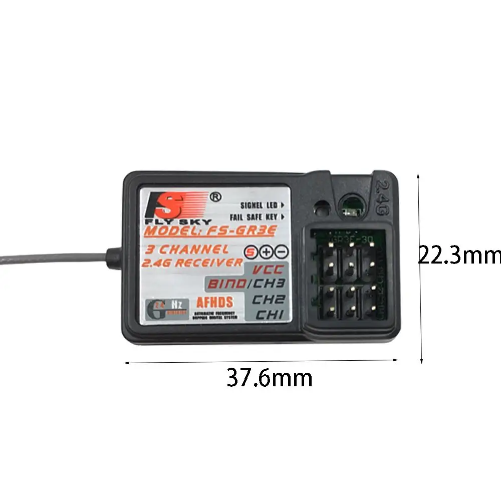 RC Parts 3 Channels with Failsafe GT3B GR3C Long Range Transmitter Flysky FS-GR3E GT3 GT2 Transmitter 2.4G GR3E Receiver