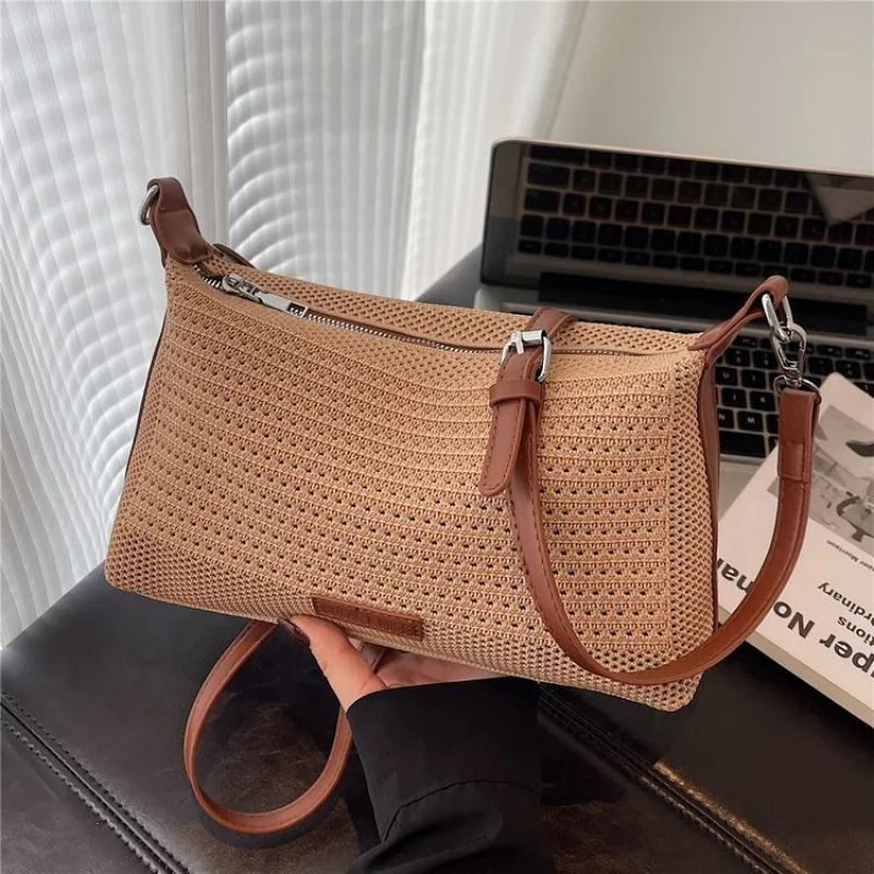 

Chic Genuine Leather Shoulder Bag For Women By Luxury Brand Famous Designer Crossbody Bag Handbag