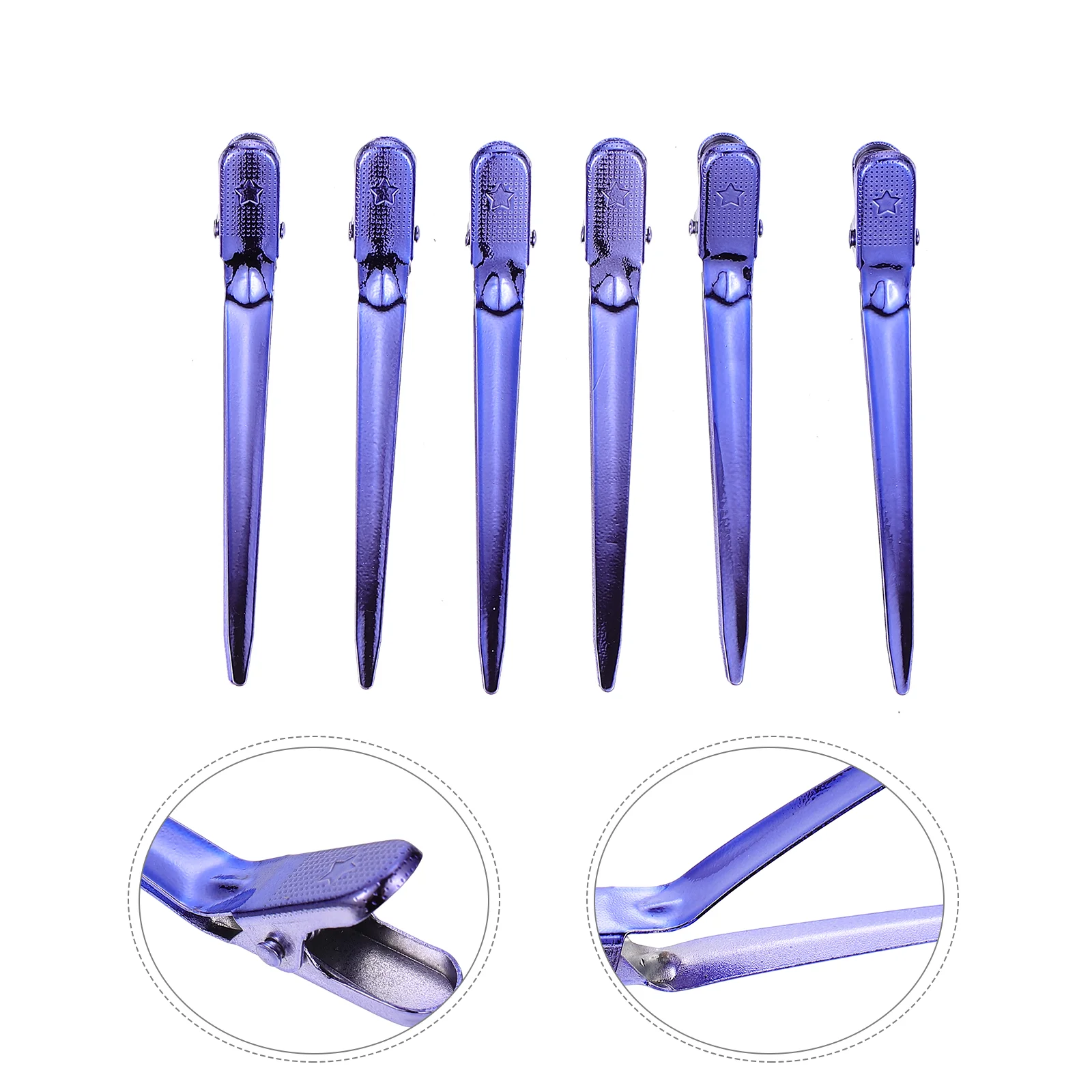 

12 Pcs Clip Attractive Hair Clips Dividing Clamps Pin Styling Hairpins Barber Stainless Steel Tool Cutting