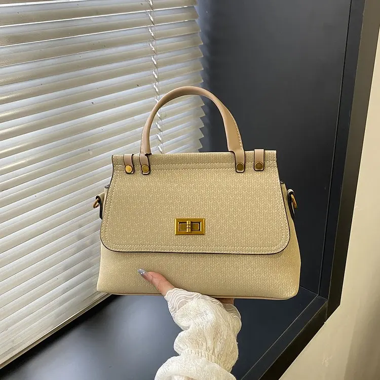 2026 New Colorblock Mini Square Bag for Women Irregular Flap Versatile Handheld Shoulder Crossbody Bag