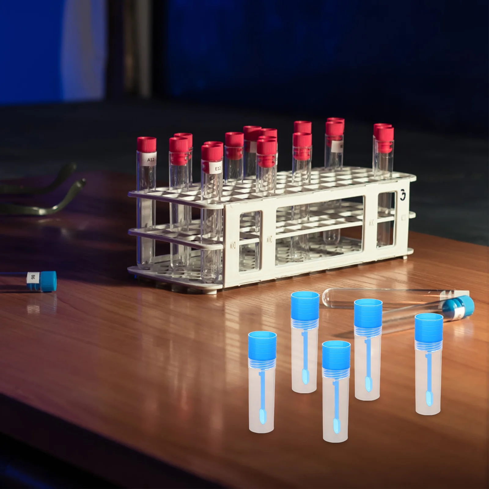 

30 Pcs Medical Sample Cup with Lid Container to Preserve Specimens Small Bottle PP Collection