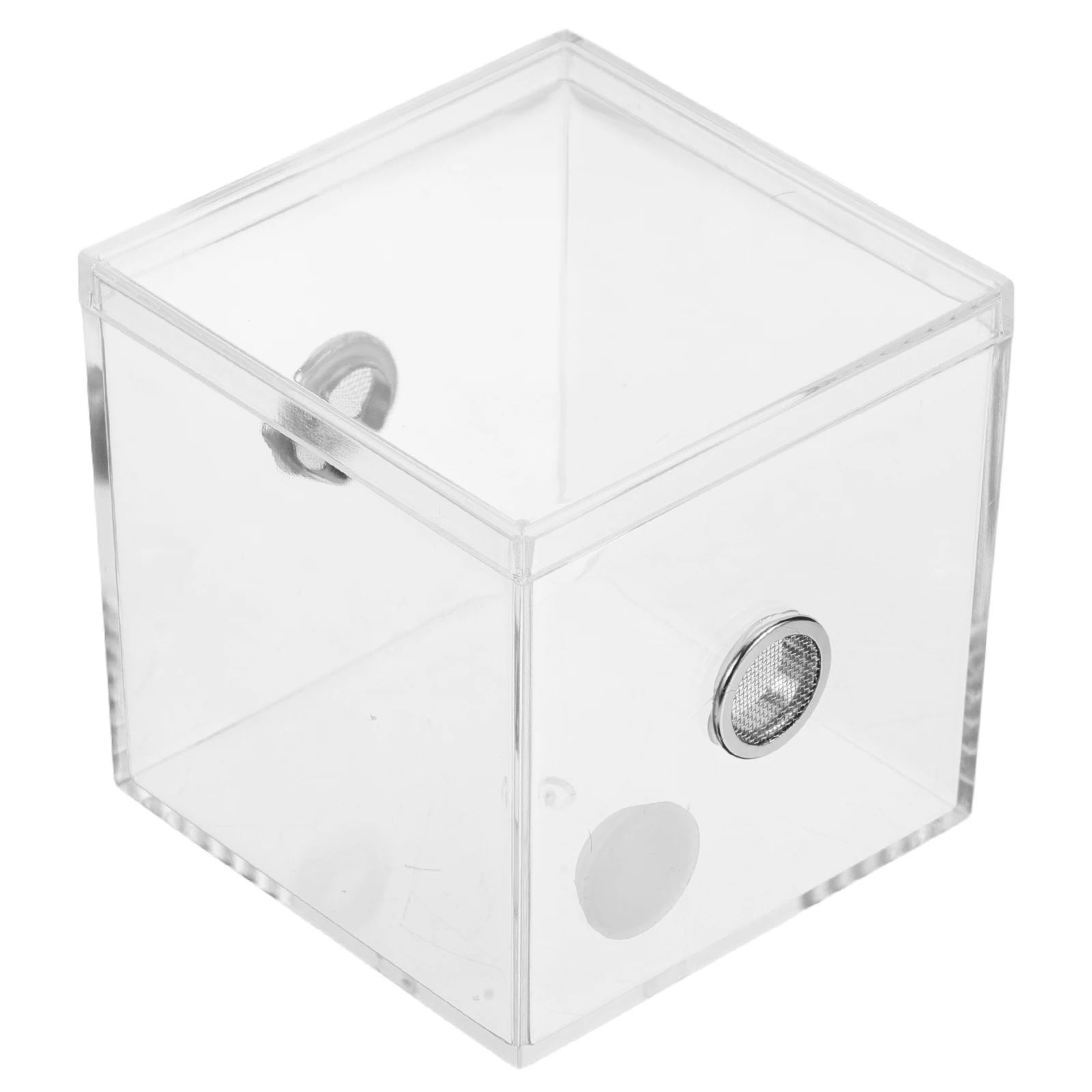 

1pcs Keeper High Transparency Tiny Terrarium Bug Enclosure Plastic Container Insect Cage House Habitat Breeding Box Pet