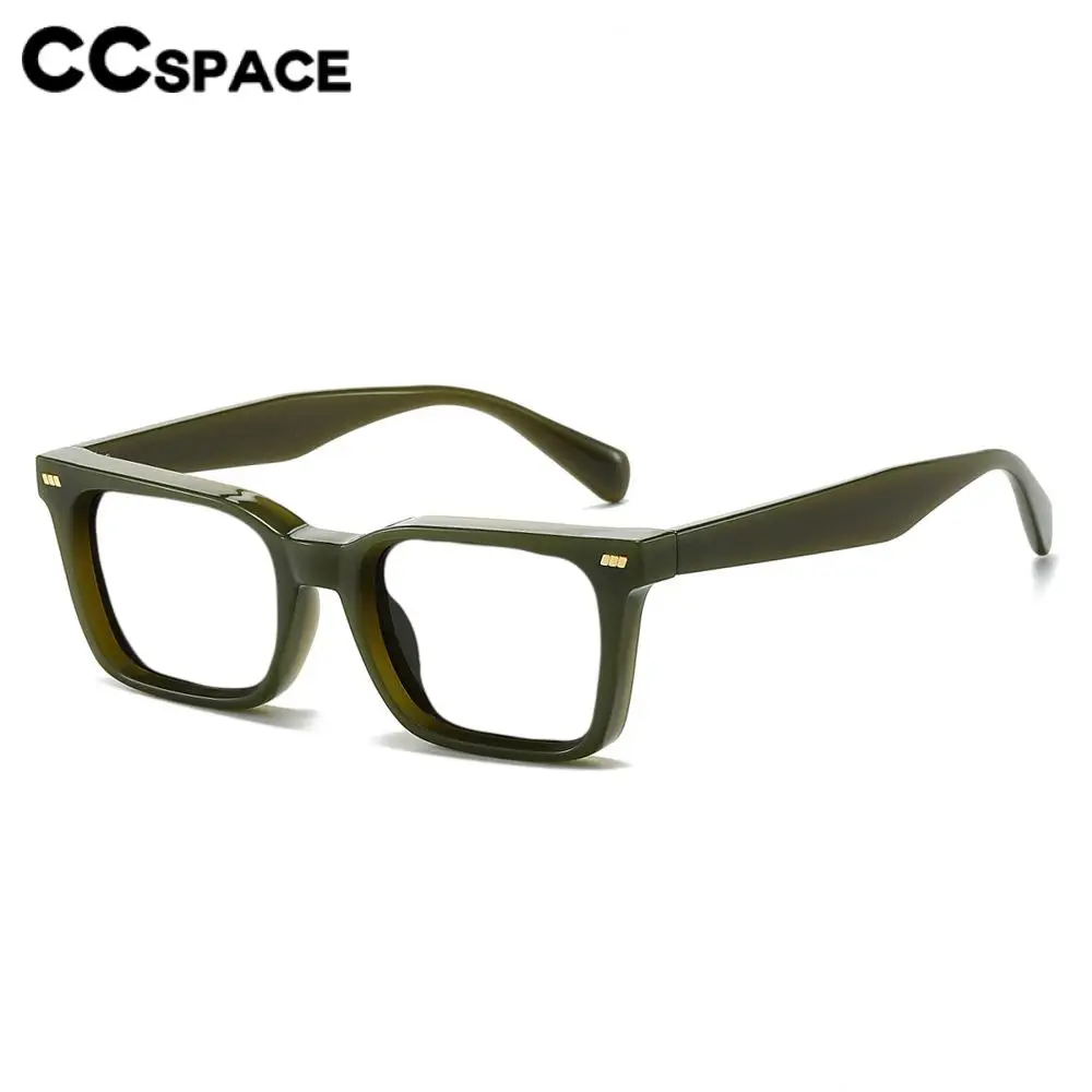R57201 Square Reading Glasses Dioptric +50 +100 +150 +300 Men Women Popular Rivet Optical Presbyopic Spectacles