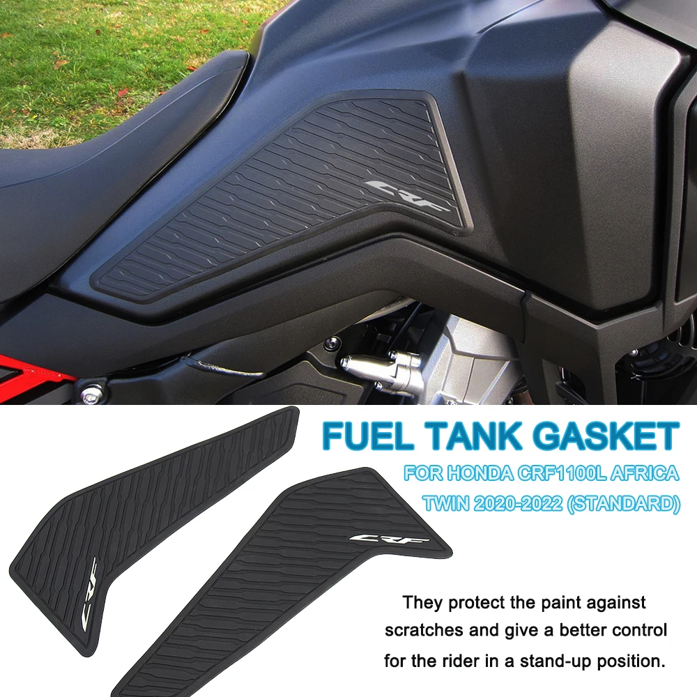 For Honda CRF1100L CRF 1100 L Africa Twin 2020 2021 2022 NEW Motorcycle Non-Slip Side Fuel Tank Pad Rubber Stickers