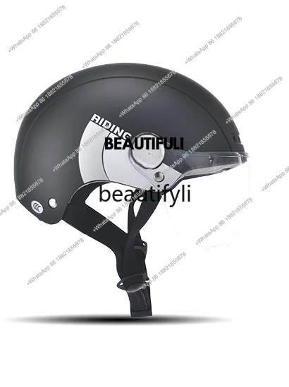 3C national standard light oxygen four seasons lightweight universal adult riding electric vehicle safety helmet