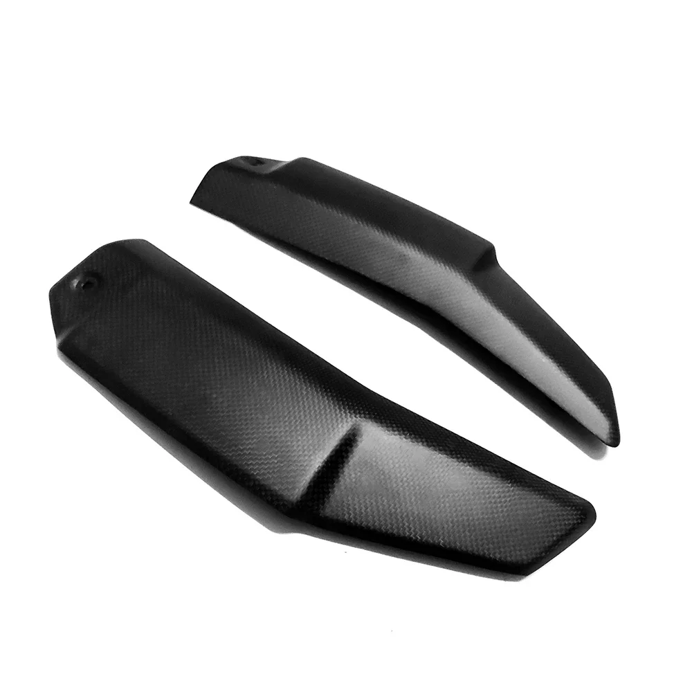 Cubierta de carenado de radiador de fibra de carbono para motocicleta DUCATI STREETFIGHTER V4 2020 2021, Protector de Panel de capó