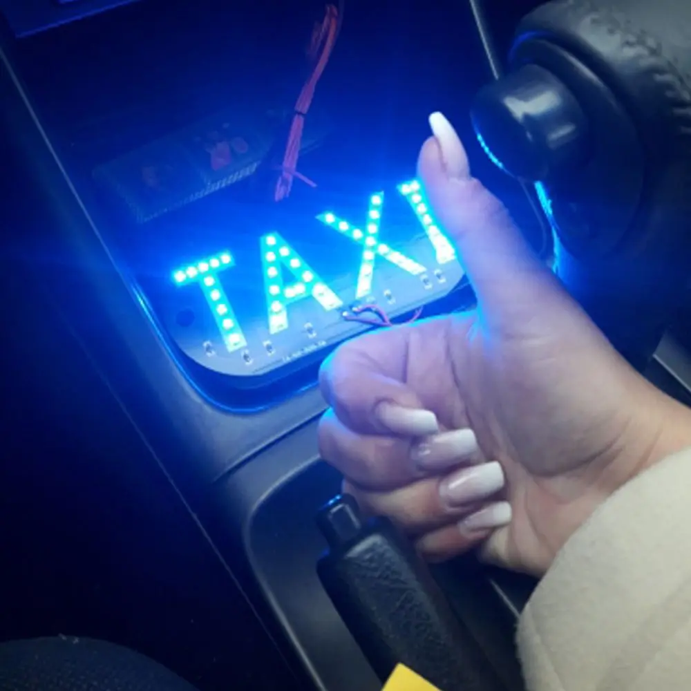 Colorful Taxi Led Convenient  Light Led Sign Bulbs Instrument Lights Windscreen Cab Indicator Automobiles Auto Replacement Parts view 2