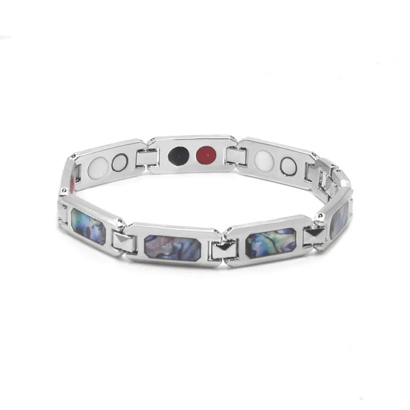 Vintage Bio Energy Blood Pressure Accessory Adjustable Women Magnetic Health Bracelet Carpal Tunnel Bangle Arthritis Pain Relief