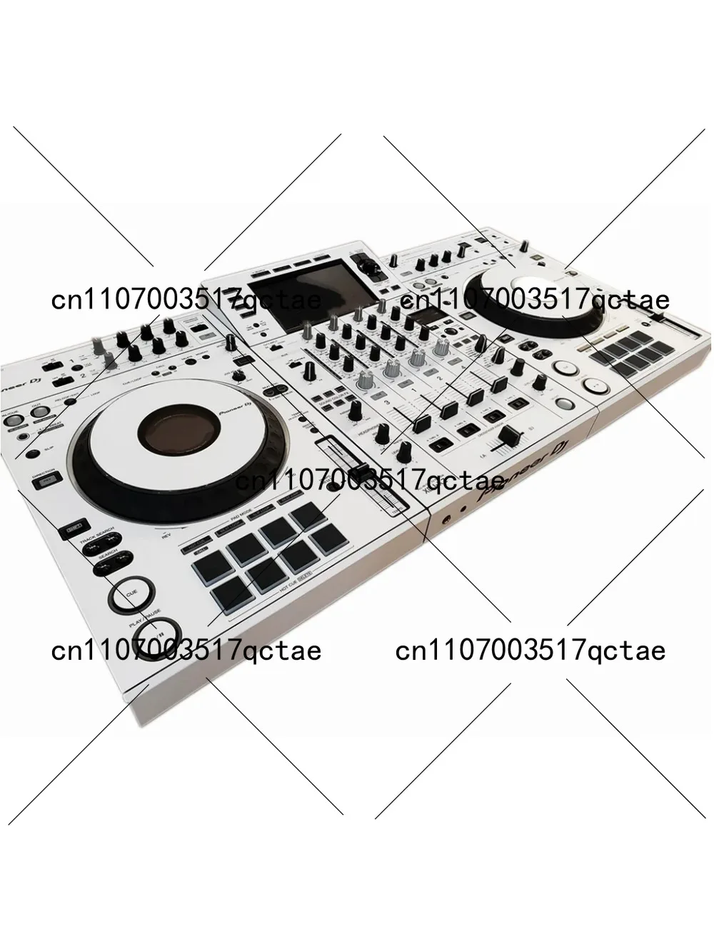 

Наклейка-пленка для контроллера XDJ XZ, полное покрытие, бело-серебристая, идеально подходит