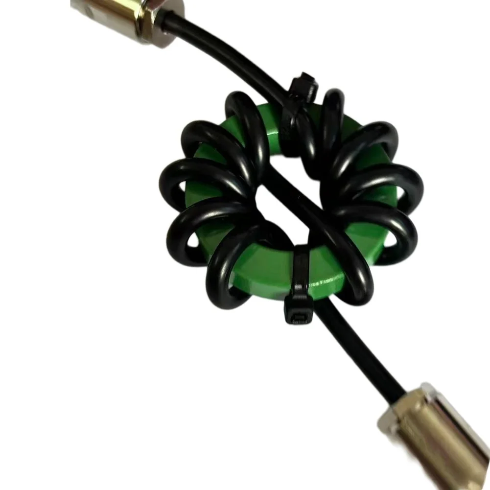 1pc HF Shortwave Choke Balun 1：1 Nickel Zinc Ferrite Core 1.8-50MHz High Power FT8 For 1.8-50MHz Shortwave Communications