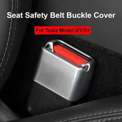 Car Seat Safety Belt Buckle Cover for Tesla Model Y LAUNCH/Juniper/3+ ABS Protective Clip Anti Scratch Case Shell Accessories