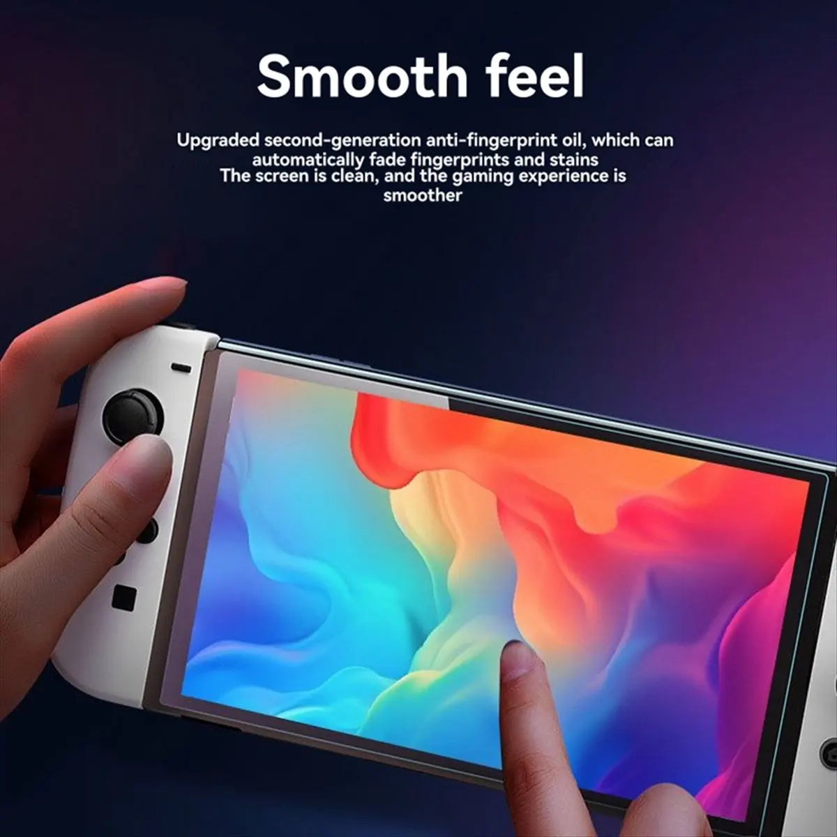 ♬◤Popular Style  ◥4 in 1 Protective Set for 2 Tempered Glass Screen Game Console Case Handle Protector Cover for Switch 2