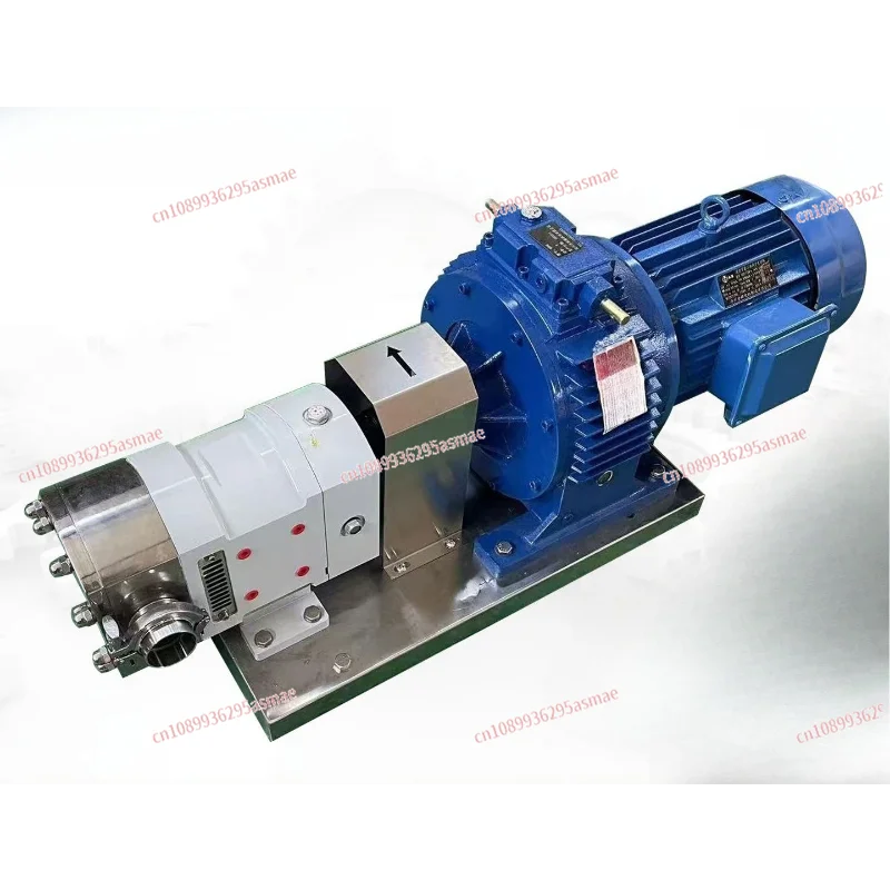 

Электрический пищевой санитарный насос, роторный насос из нержавеющей стали 304 для высоковязких сред, с регулируемым расходом и частотным регулированием