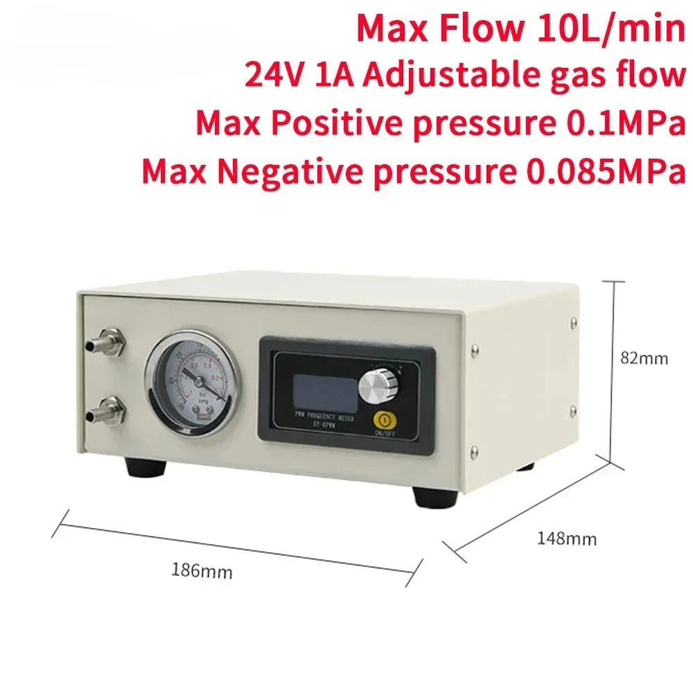Kamoer 0-10L/min KCVP Oil-free Diaphragm Vacuum Pump 24V BLDC Motor Negative Pressure 0.085Mpa Suction Pump For Lab Analysis