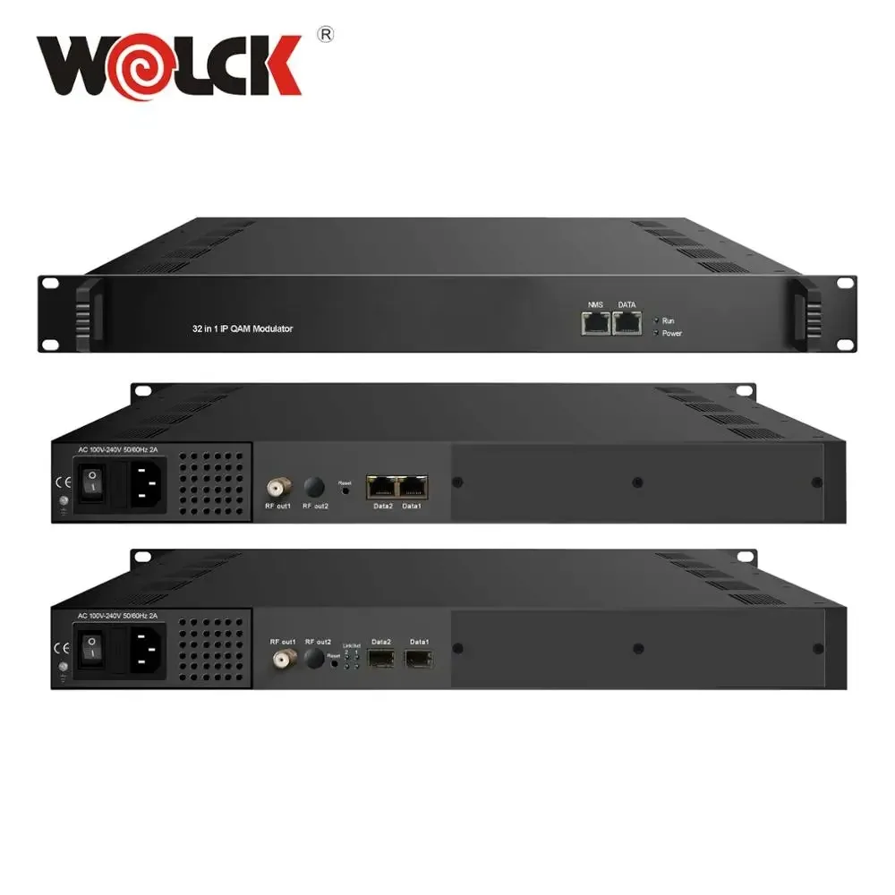 32 64 Multiplexing 1024 IP Input RF Output DVB-C 32/64  in 1 IP QAM Modulator
