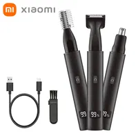 2025 Xiaomi Mijia Electric Nose Ear Hair Trimmer for Men Painless Rechargeable Sideburns Eyebrows Beard 3in1 Hair Clipper Shaver