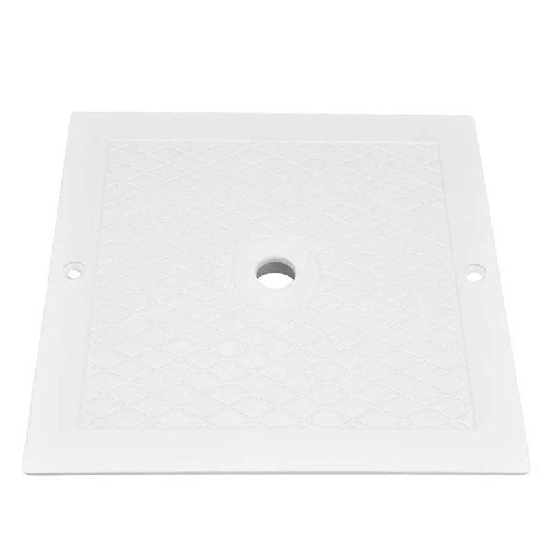 Swimming Pool Skimmer Lids Reliability Effective Filtration Easy to Install Quadrate Skimmer Cover for Pool SPA Drain