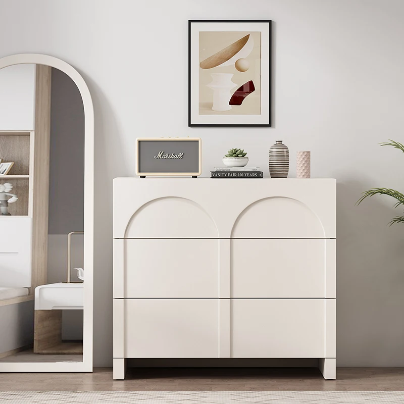 

Nordic sideboard lockers, bedroom lockers, simple modern chest of drawers, arched against the wall cabinet, sofa sideboard