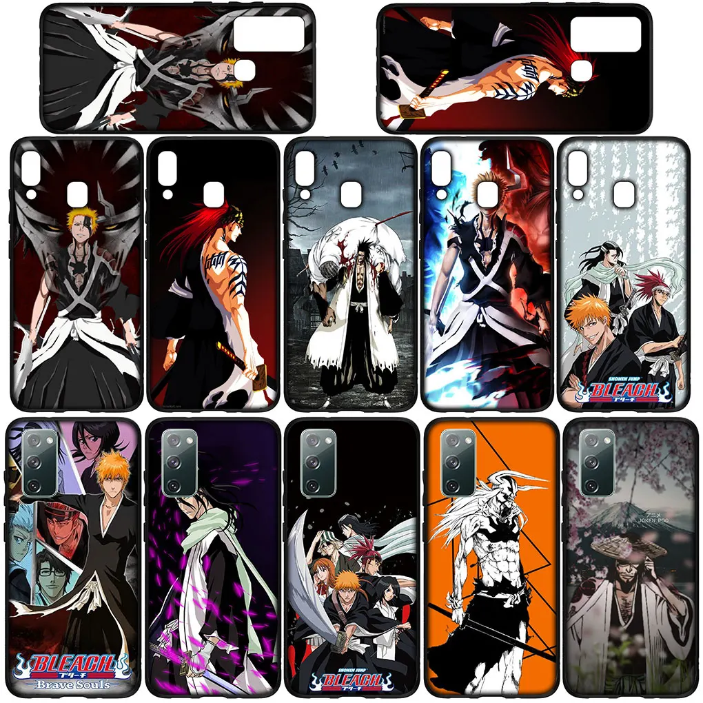 Etui na telefon Bleach RENJI Byakuya Ichigo Kurosaki Cover dla Xiaomi Poco X3 NFC X4 M2 M3 M4 Pro 4G M5 F3 10T 11T 11 12 C3 C40