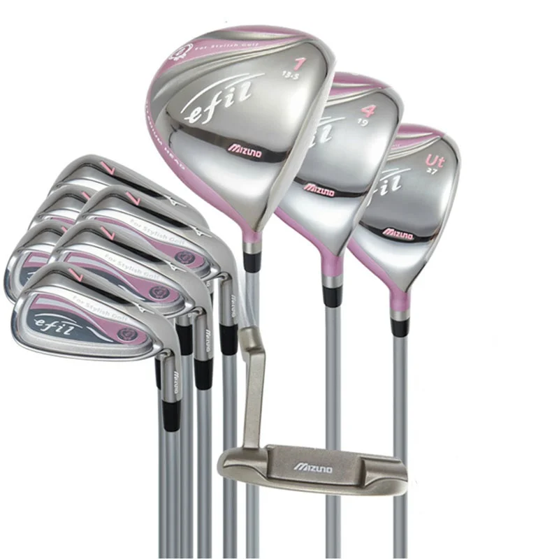 Women SHUTTLE Golf Complete Set  Golf club set Golf  Driver+Wood+hybrid+Irons+Putter/10Pcs With Graphite Shaft Head Cover