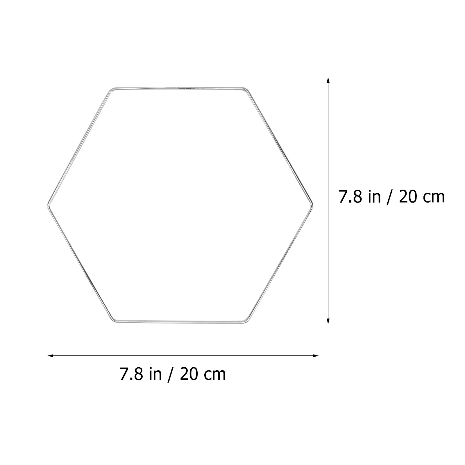 

16Pcs Dream Catcher Rings Silver Iron DIY Crafts Wall Hanging Wreaths Decorative Accessories Art Home Decor