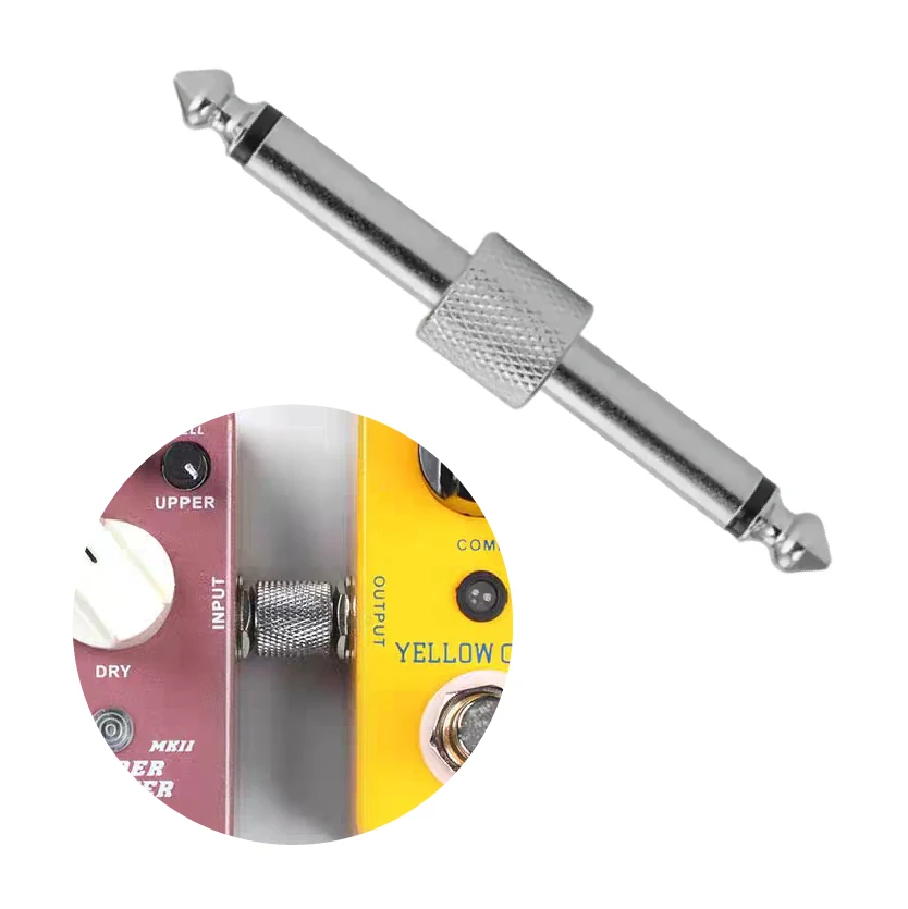 محولات الصوت تأثيرات الجيتار المعدنية Pedalboard ذكر إلى ذكر 6.35 مللي متر #4