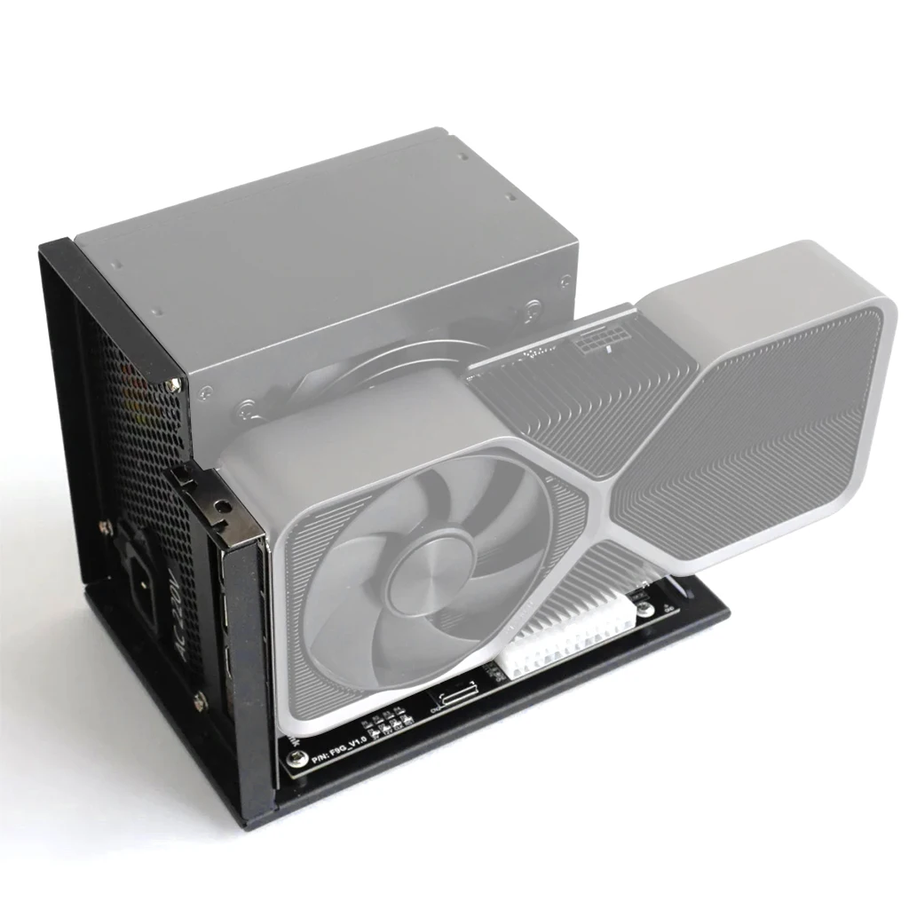 f9g-oculink-external-graphics-card-docking-station-atx-open-frame-pcie-40-x4-64gbps-gpu-dock-for-intel-nuc-stx-itx-motherboard