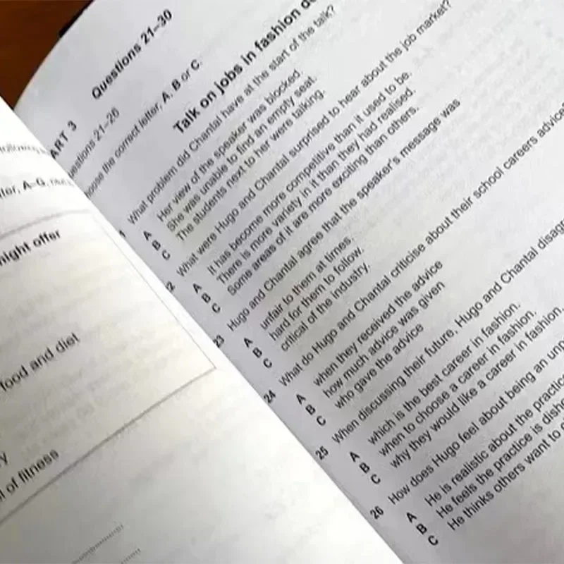 Imagem -06 - Cambridge Ielts Estudantes Livro Falando Escuta e Leitura G5-g11 Pergunta Inglês Emigrar Formação Livros por Conjunto