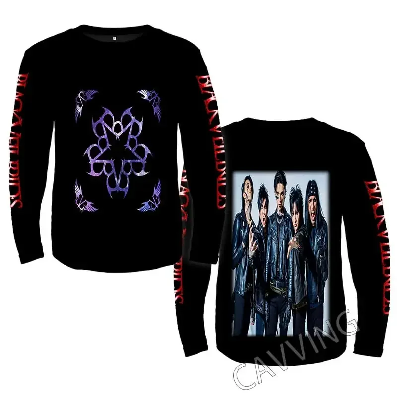 

New Fashion Printed Black Veil Brides Band Crewneck Sweatshirt Gothic Top Harajuku Cotton Unisex Clothing Men Clothing CC1