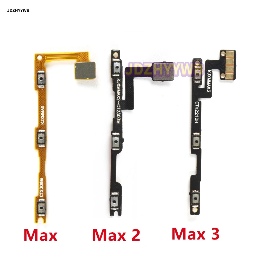 Power Button On / Off Volume Mute Switch Button Flex Cable For Xiaomi Mi Max 2 3 Max2 Max3 Repair Parts