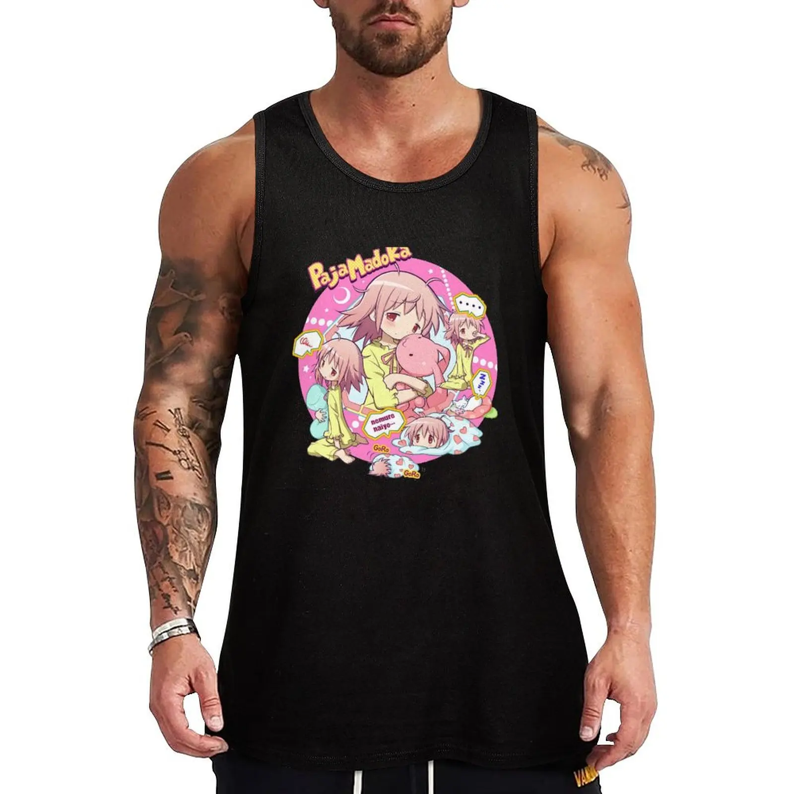 

Paja Madoka - Madoka Magika Tank Top summer Men's tops Men's summer clothes 2025 summer clothes men 2025