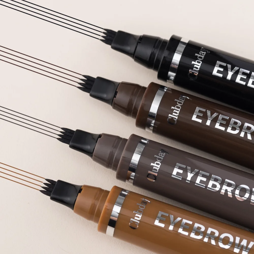 2-in-1-Brauen-Set, wasserfestes Augenbrauenstift- und Gelset, wischfestes 4-Zinken-Brauen-Make-up, langanhaltendes Brauen-Duo, Bestseller