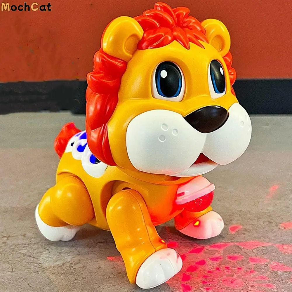 

Singing Dancing Flashing Dancing Animal Toy Crawl Learning Educational Educational Musical Toy With LED Lion Hippopotamus